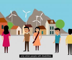 Embedded thumbnail for Inclusión de personas con discapacidad en la RRD (CBM India)